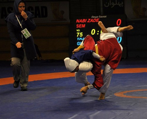 photos/ Iran women belt wrestling team trials